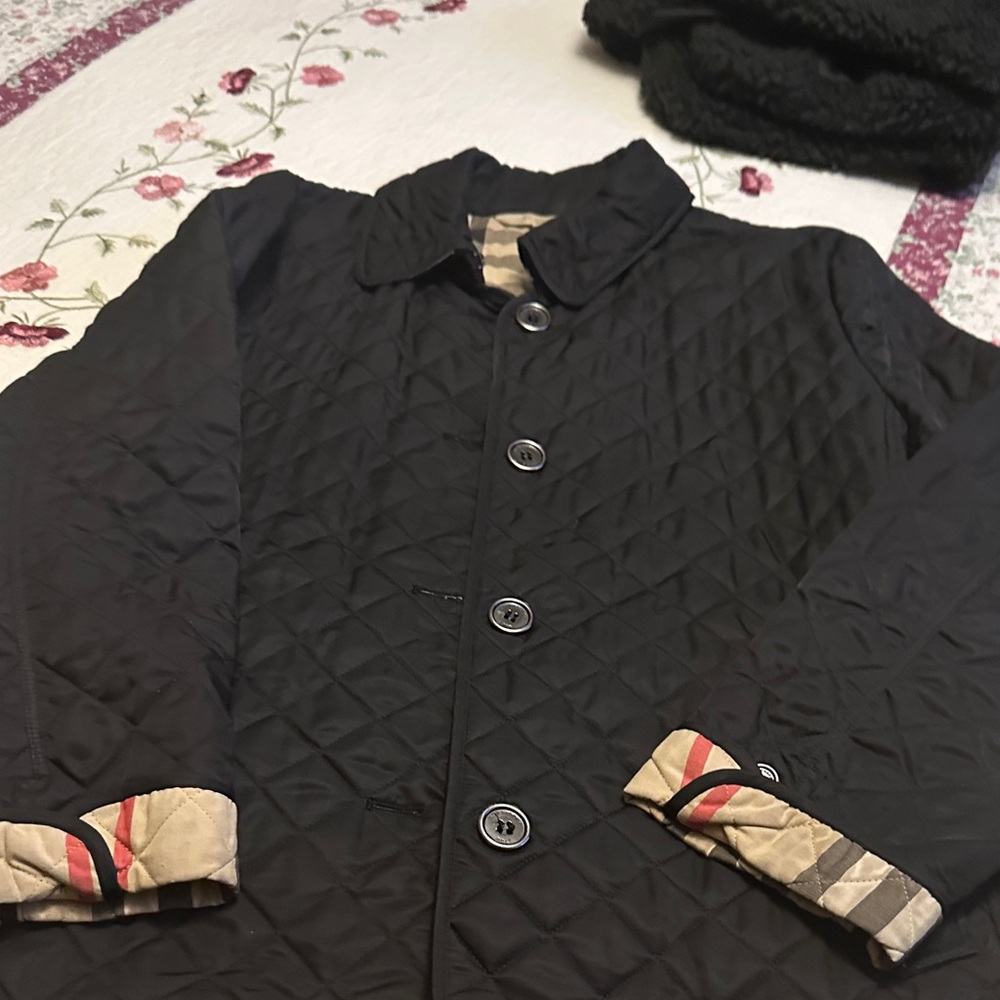 Burberry Checkered Quilted Jacket